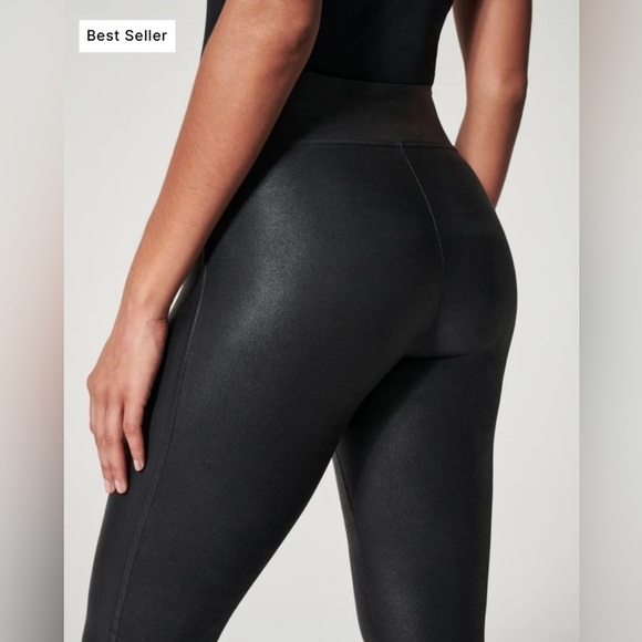 NWT SPANX Faux Leather Leggings Sz XL - Picture 10 of 12